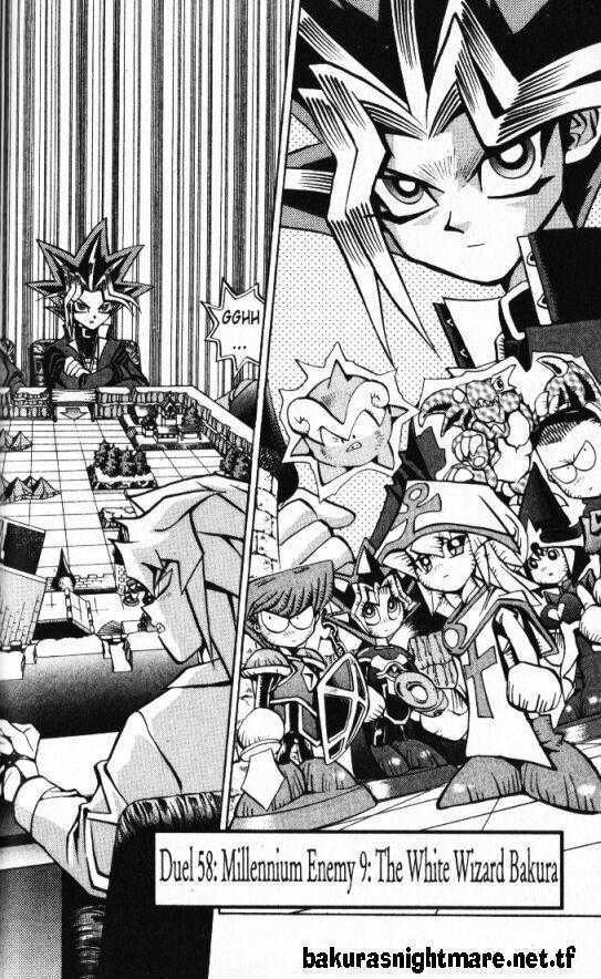 Yu-Gi-Oh - Vol.7 Chapter 58 : Battle 58: Millennium Enemy 9: The White Wizard Bakura