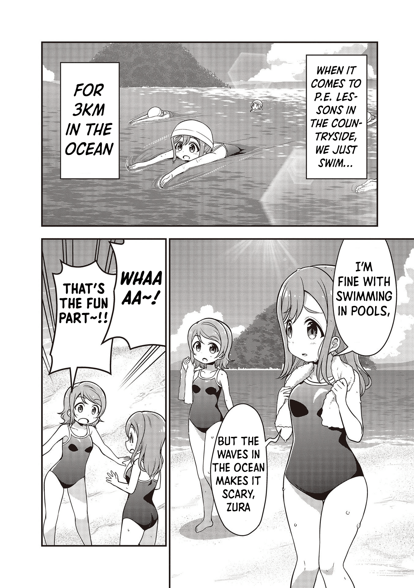 Love Live! Sunshine!! Maru's 4-Koma - Vol.2 Chapter 13: Common Occurrences At Uranohoshi Girl's High