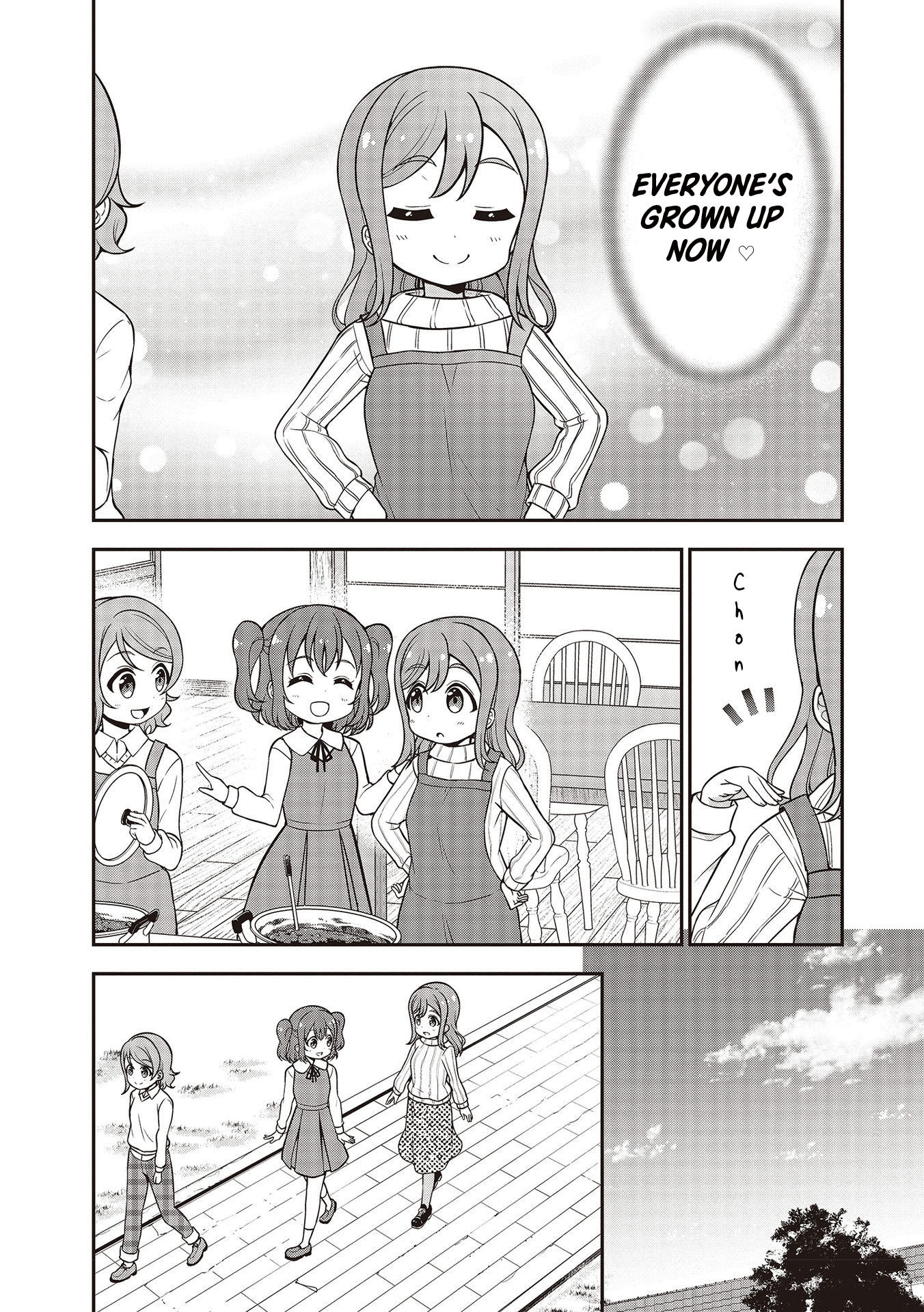 Love Live! Sunshine!! Maru's 4-Koma - Vol.2 Chapter 11: Making Rice Cake