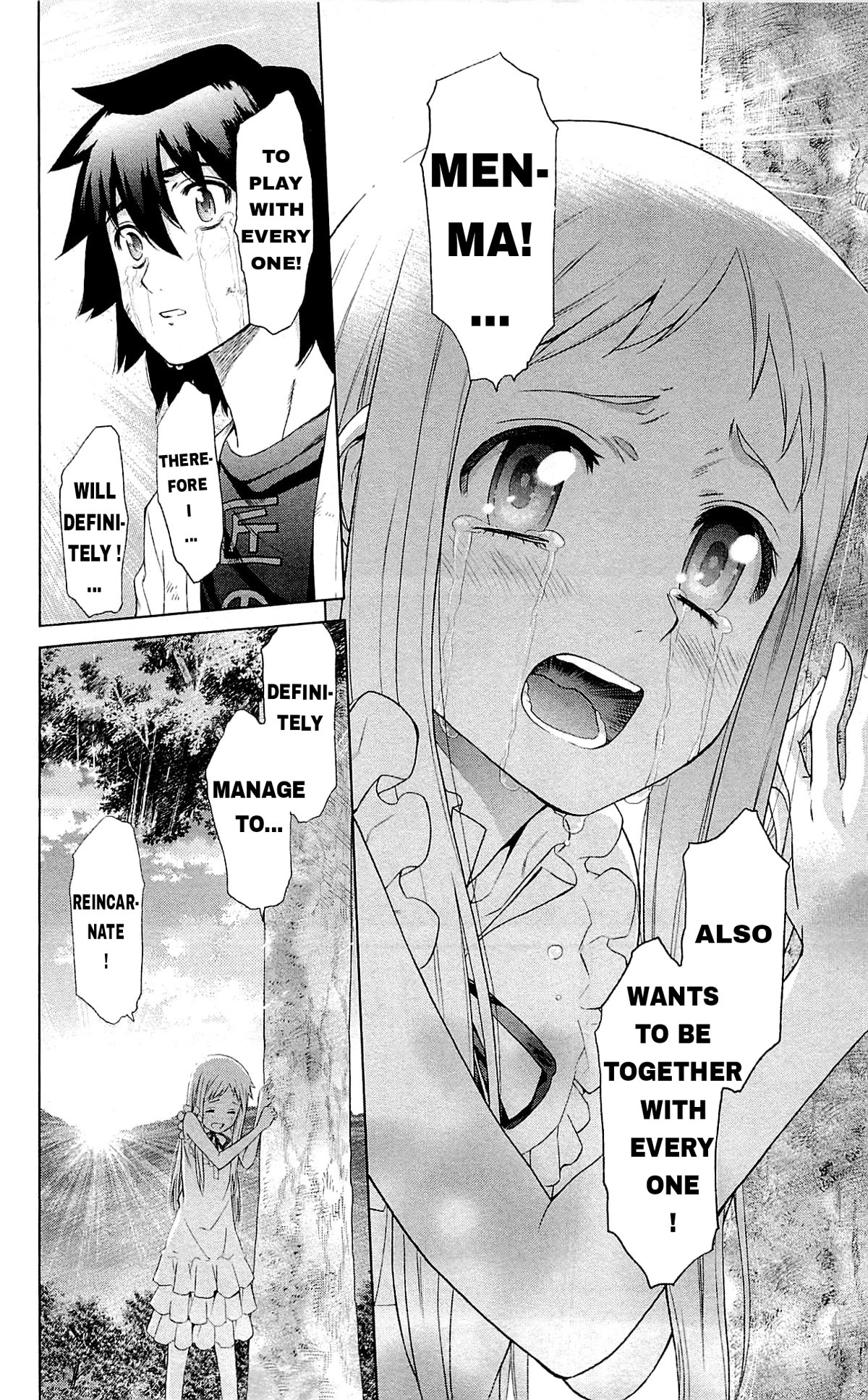 Ano Hi Mita Hana No Namae O Bokutachi Wa Mada Shiranai. - Chapter 13: The Flower That Bloomed That Summer [End]