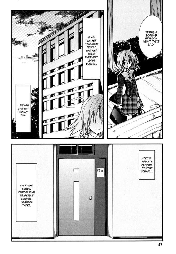 Seitokai No Ichizon - Vol.1 Chapter 1 : It S Not The World That Is Boring But You That Has Became Boring