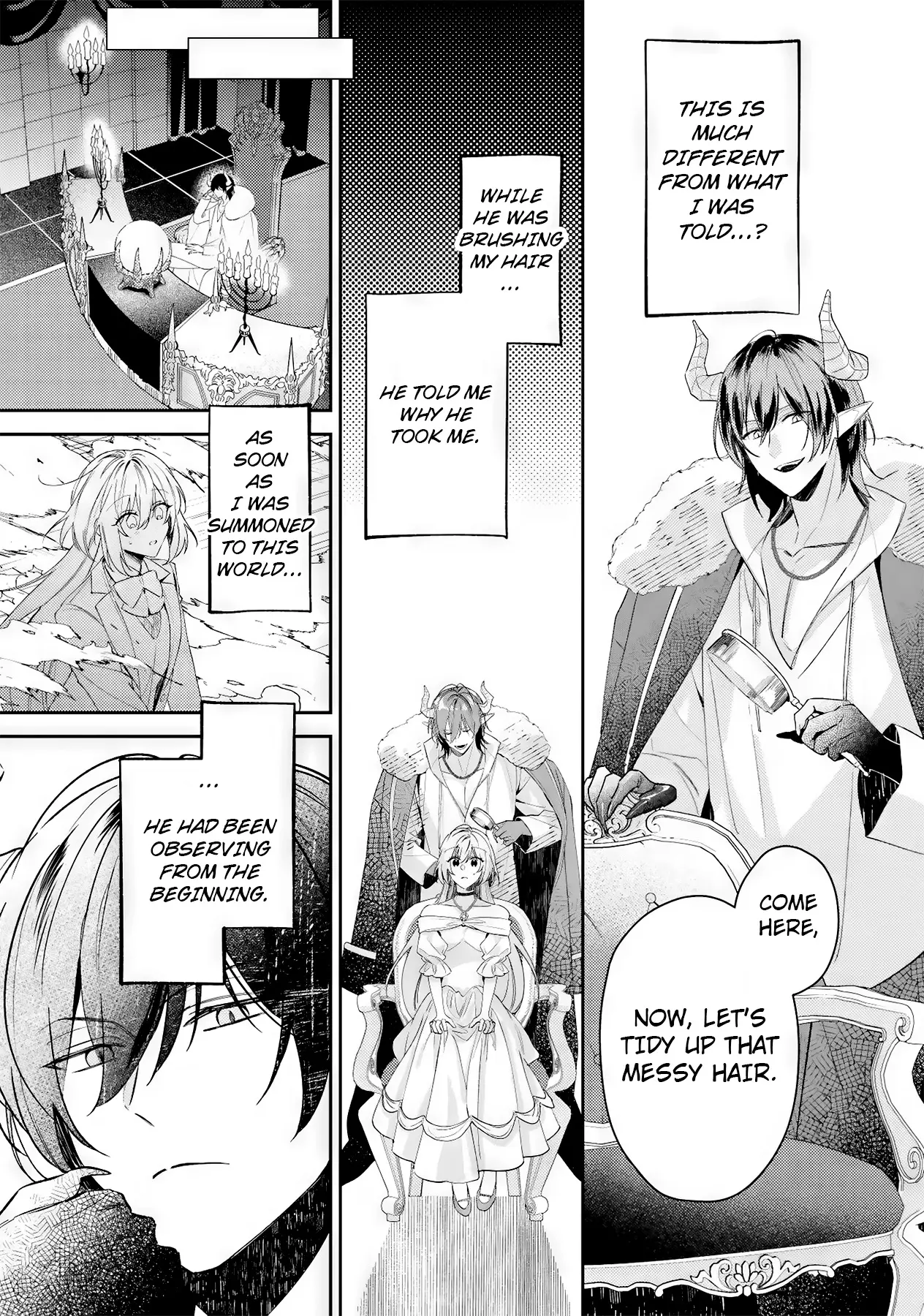 Isekai De Dekiai Yandere Ga Hanashite Kuremasen! - Vol.1 Chapter 2: The Saintess Falls To The Demon King