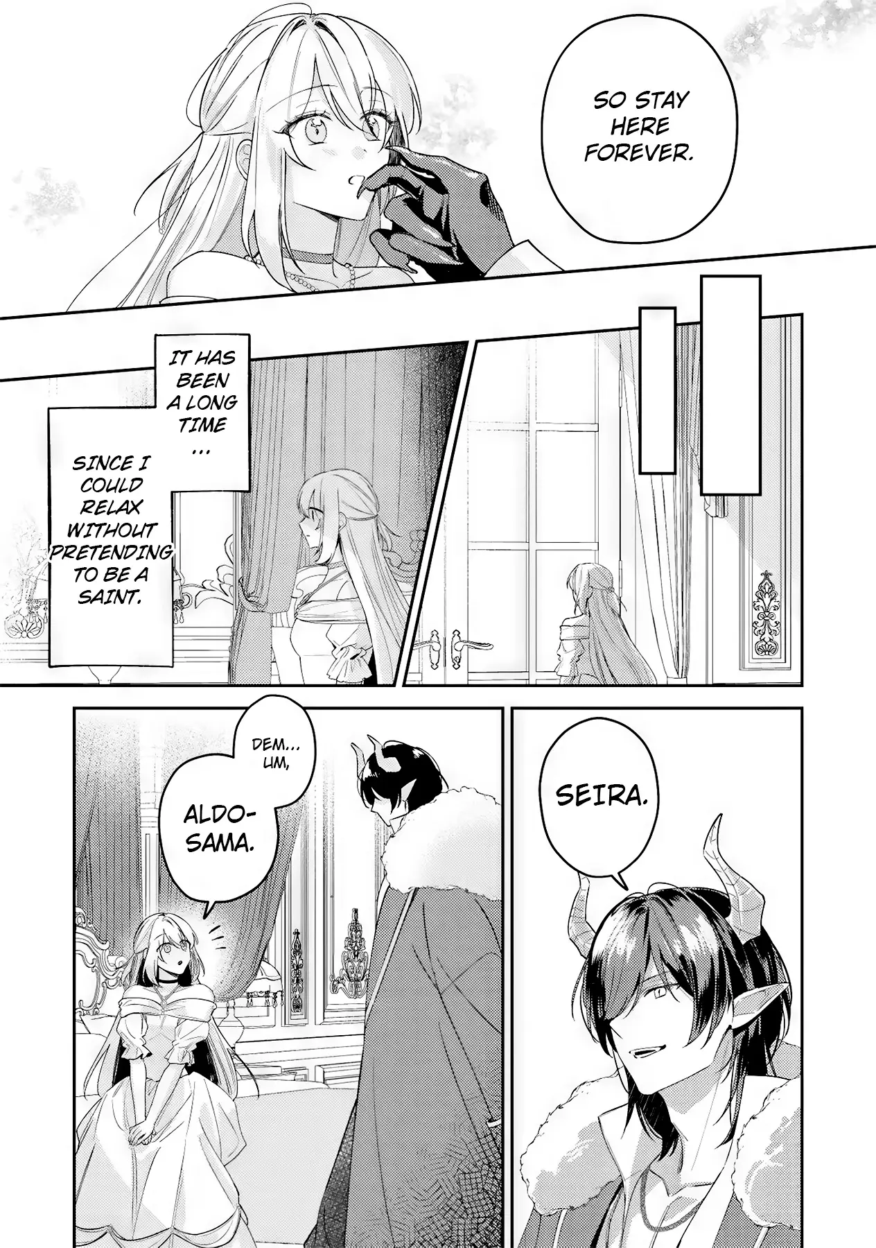 Isekai De Dekiai Yandere Ga Hanashite Kuremasen! - Vol.1 Chapter 2: The Saintess Falls To The Demon King