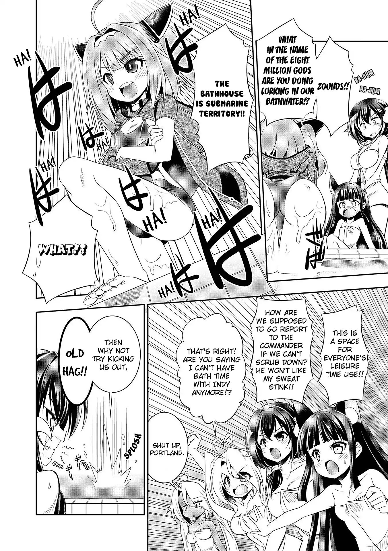 Azur Lane Comic Anthology Vol.2 - Vol.4 Chapter 6: Our Bathhouse Brawl