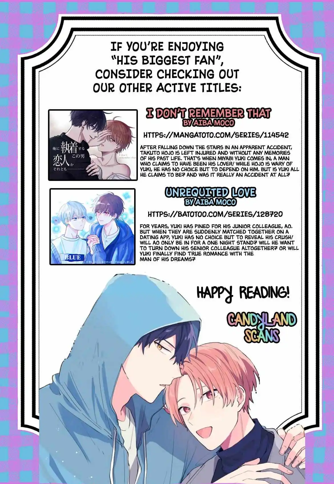 His Biggest Fan - Chapter 25