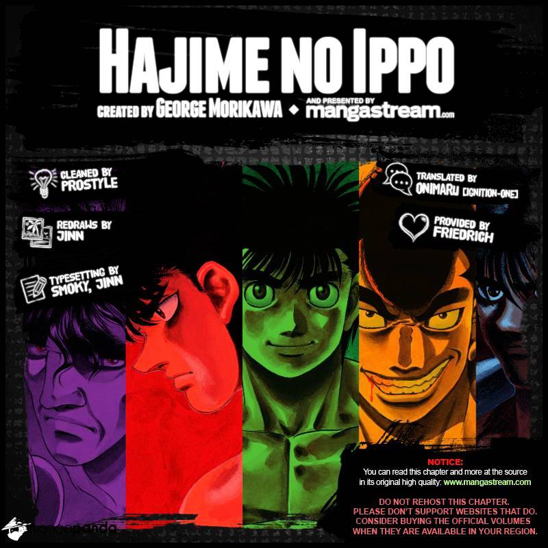 Hajime No Ippo - Chapter 996 : Life And Death In The Ring