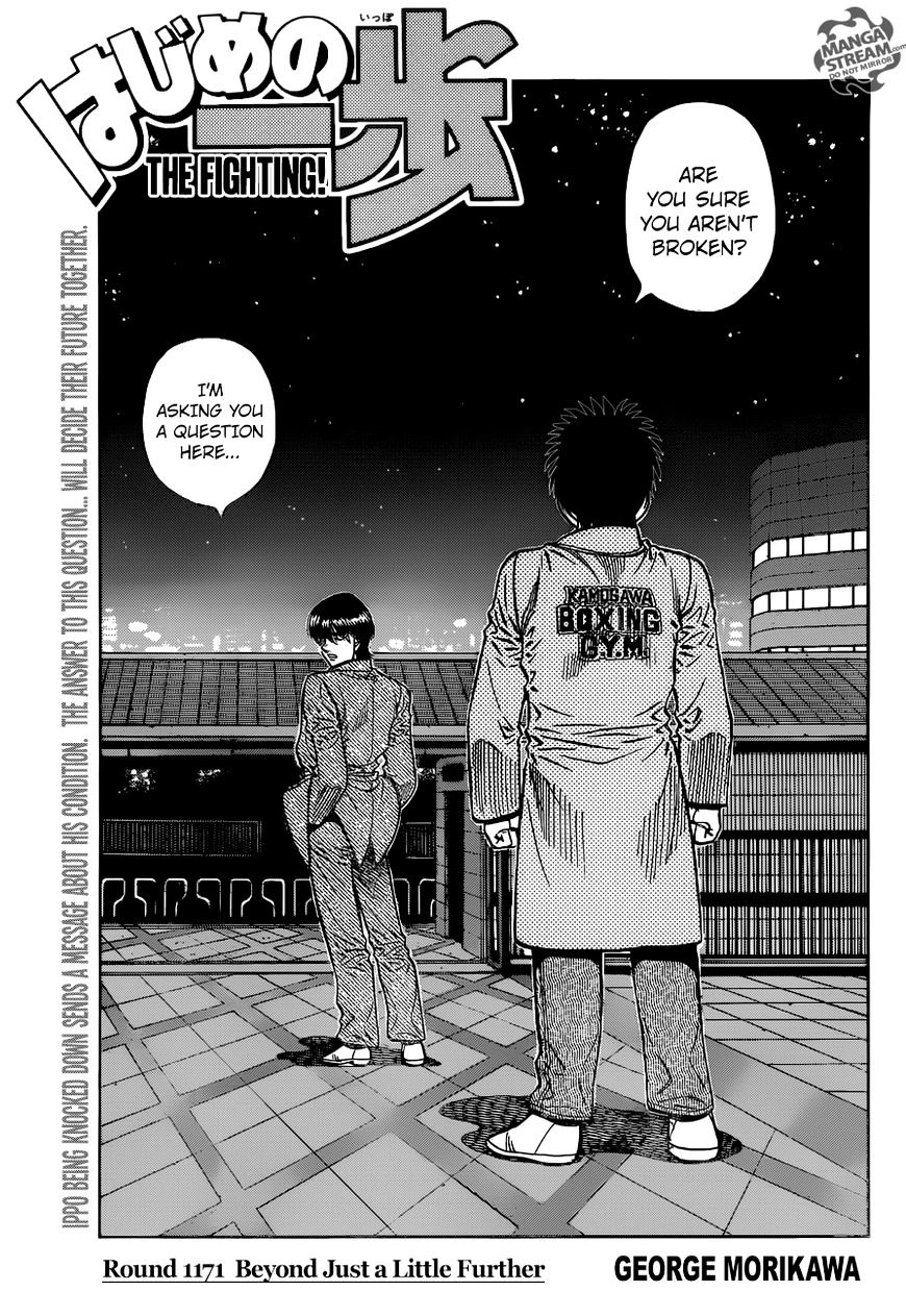 Hajime No Ippo - Chapter 1171 : Beyond Just A Little Further