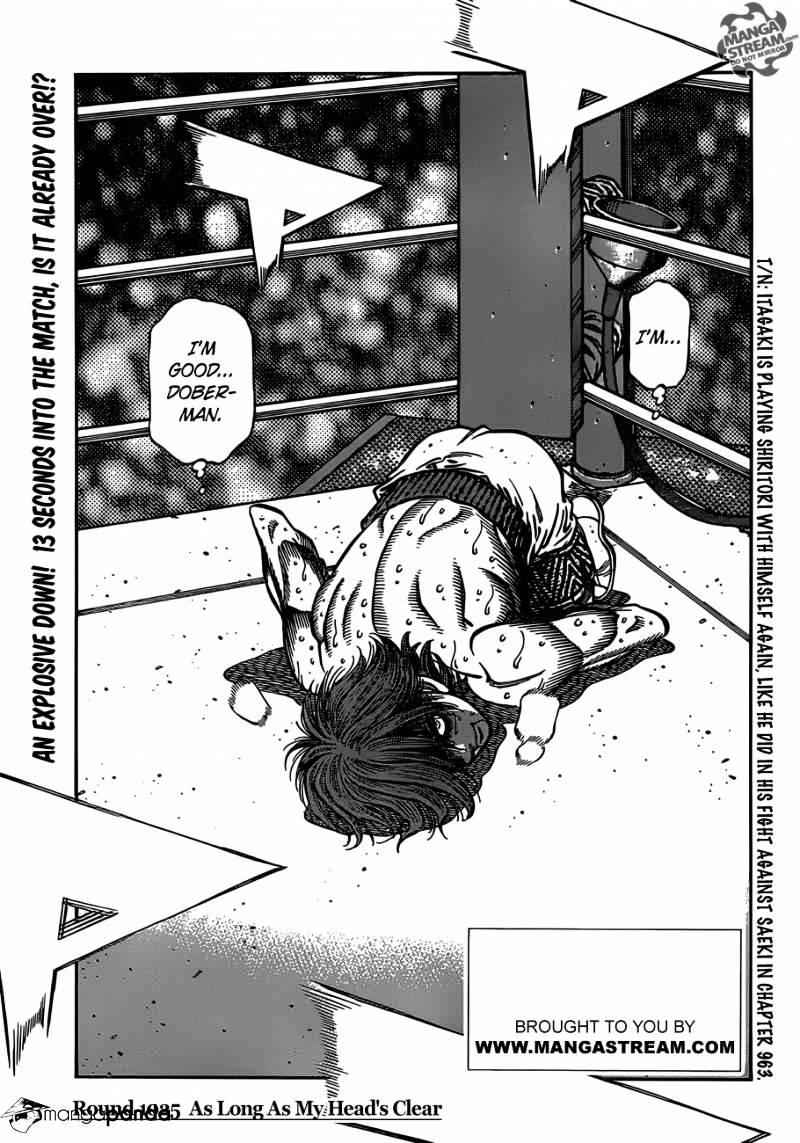 Hajime No Ippo - Chapter 1025.2