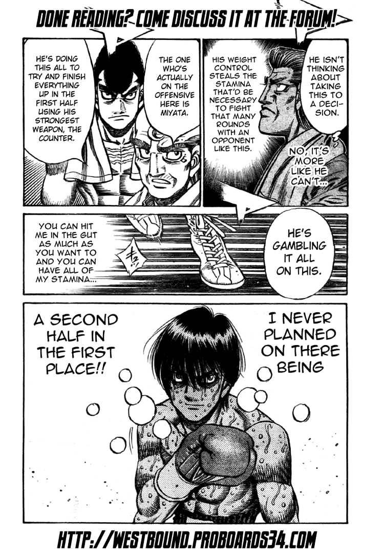 Hajime No Ippo - Chapter 834 : Miyata S Hang Up