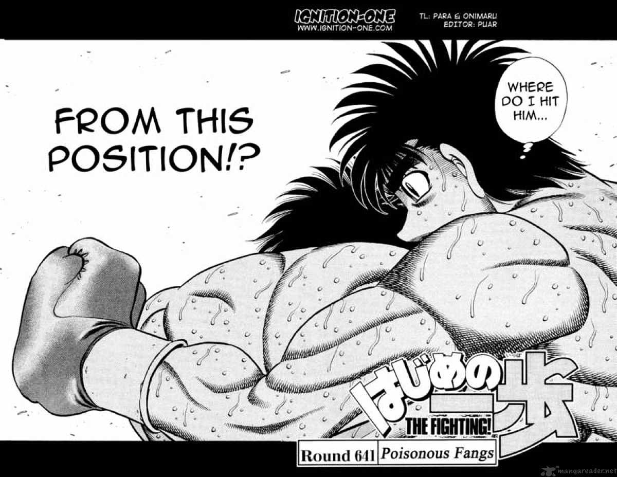 Hajime No Ippo - Chapter 641 : Poisoned Fangs