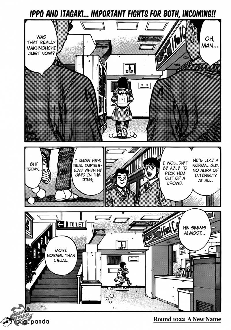 Hajime No Ippo - Chapter 1022 : A New Game