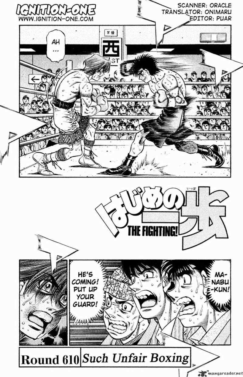 Hajime No Ippo - Chapter 610 : Irrational Boxing