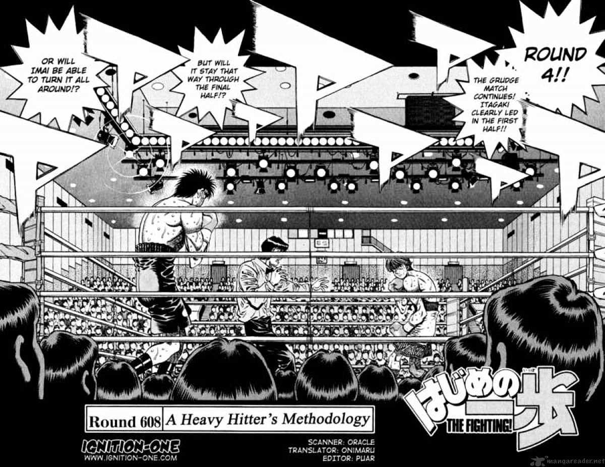 Hajime No Ippo - Chapter 608 : A Heavy Hitter S Theory