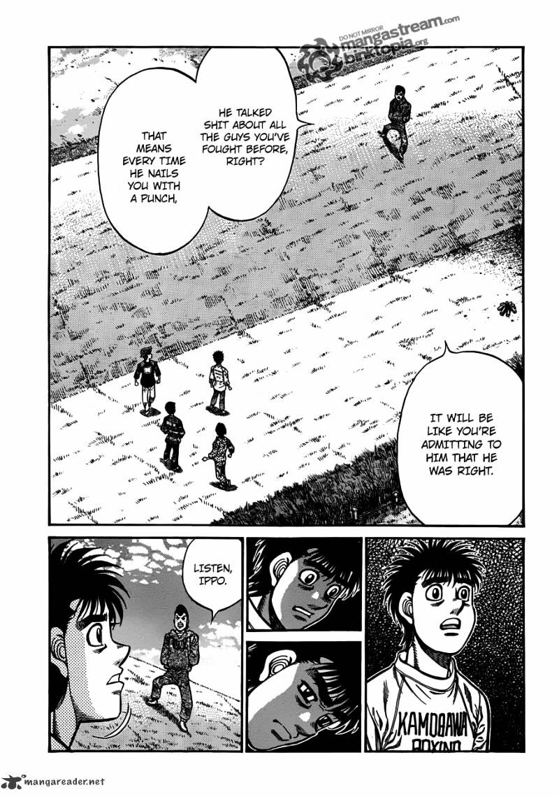 Hajime No Ippo - Chapter 924 : Chestnuts, Potatoes, And Advice