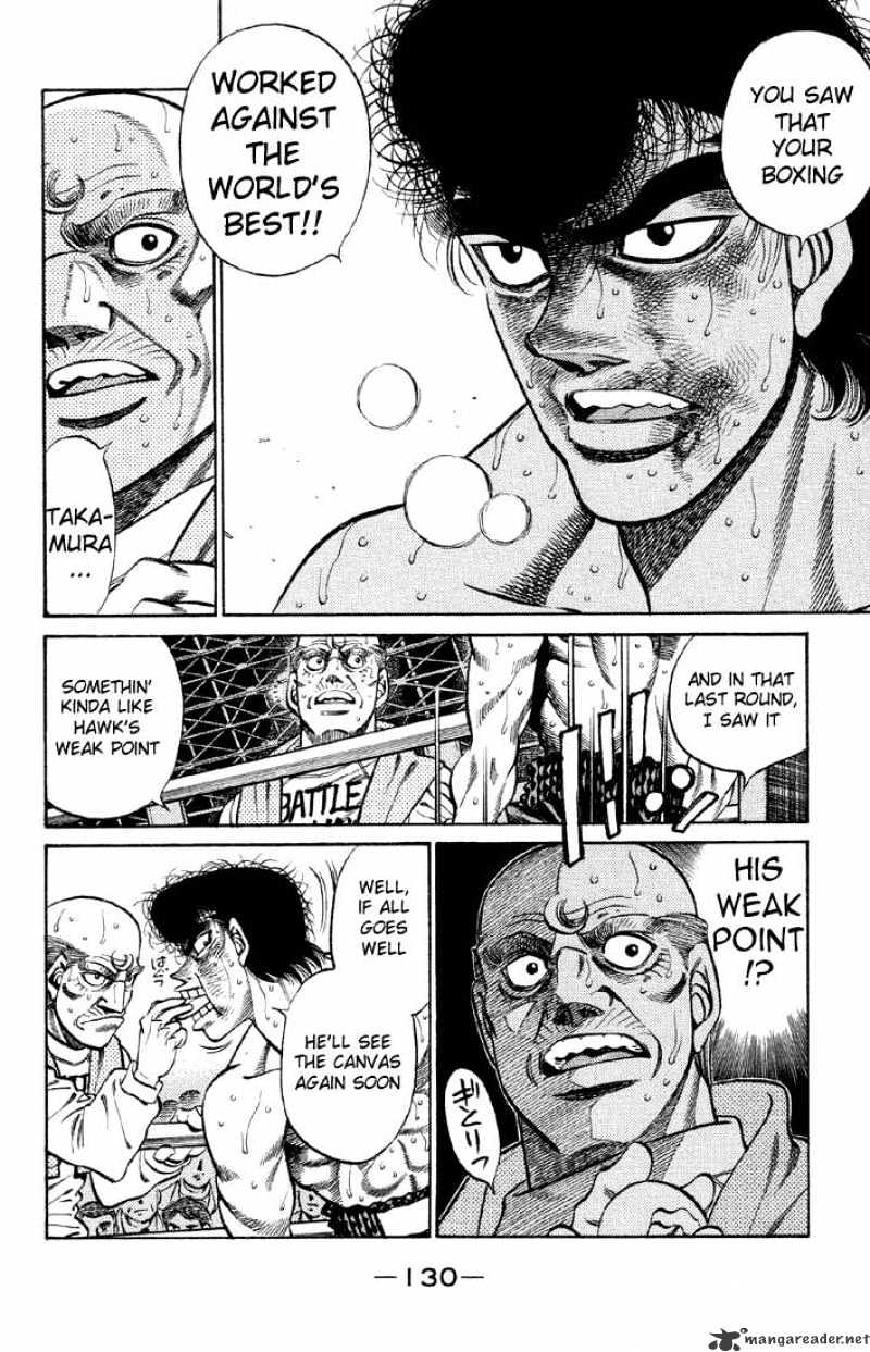 Hajime No Ippo - Chapter 386 : Weakness