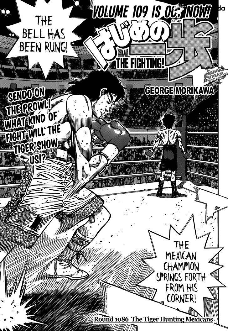 Hajime No Ippo - Chapter 1086 : The Tiger Hunting Mexicans