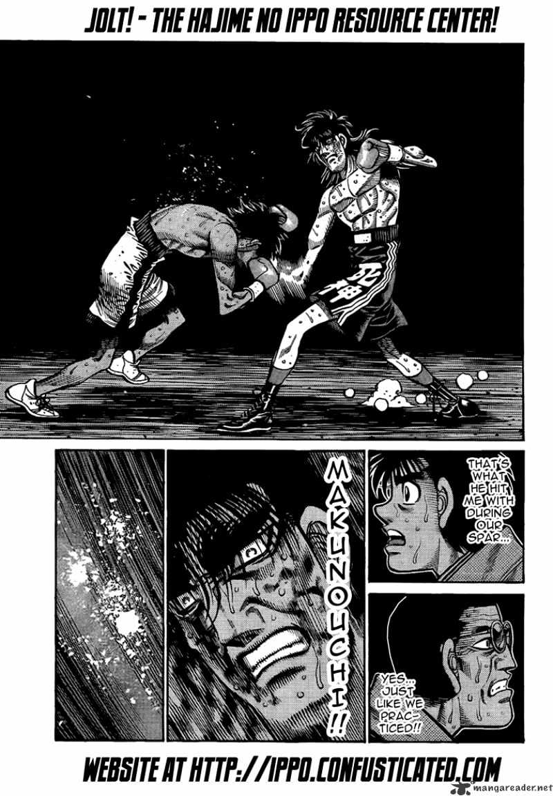 Hajime No Ippo - Chapter 855 : Makunouchiiii...