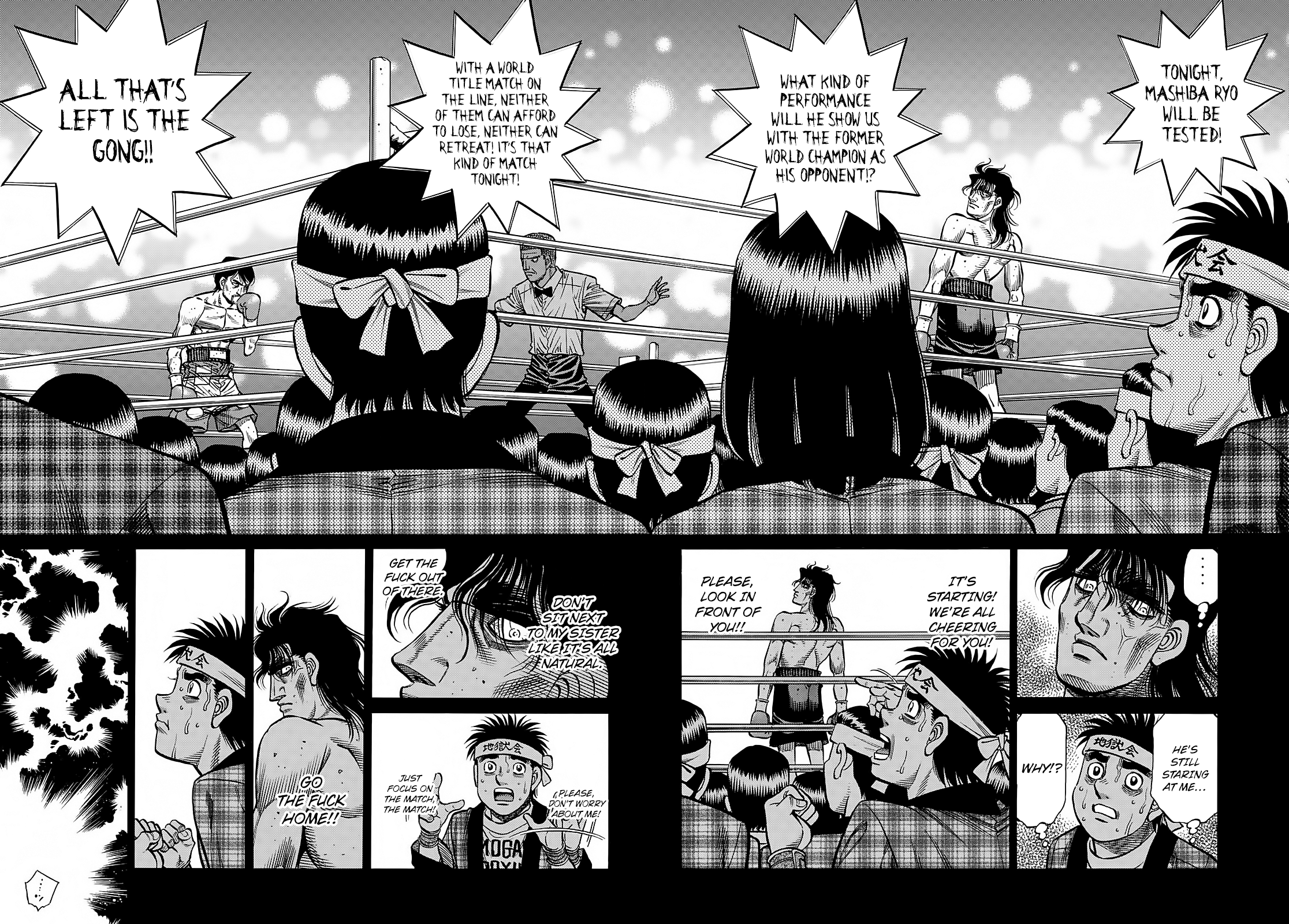 Hajime No Ippo - Chapter 1363: Mashiba's World Title Preliminary