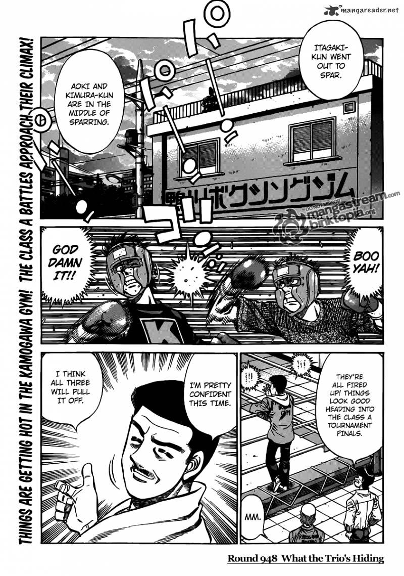 Hajime No Ippo - Chapter 948 : What The Trio S Hiding