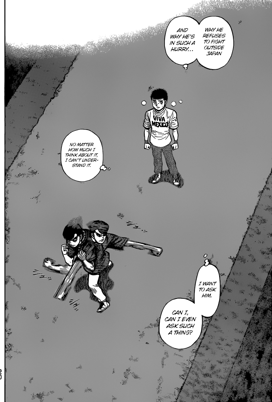 Hajime No Ippo - Chapter 1321: His Back Says Everything