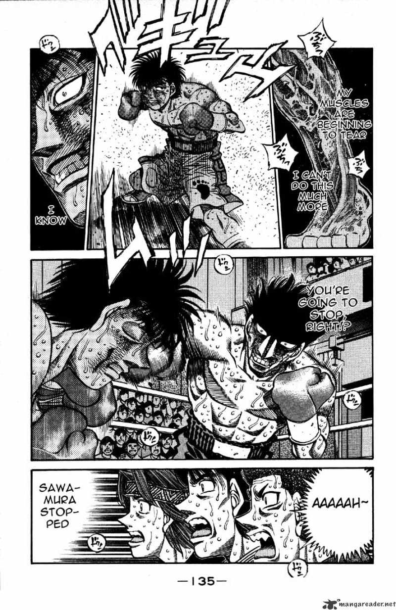 Hajime No Ippo - Chapter 500 : Sway Timing