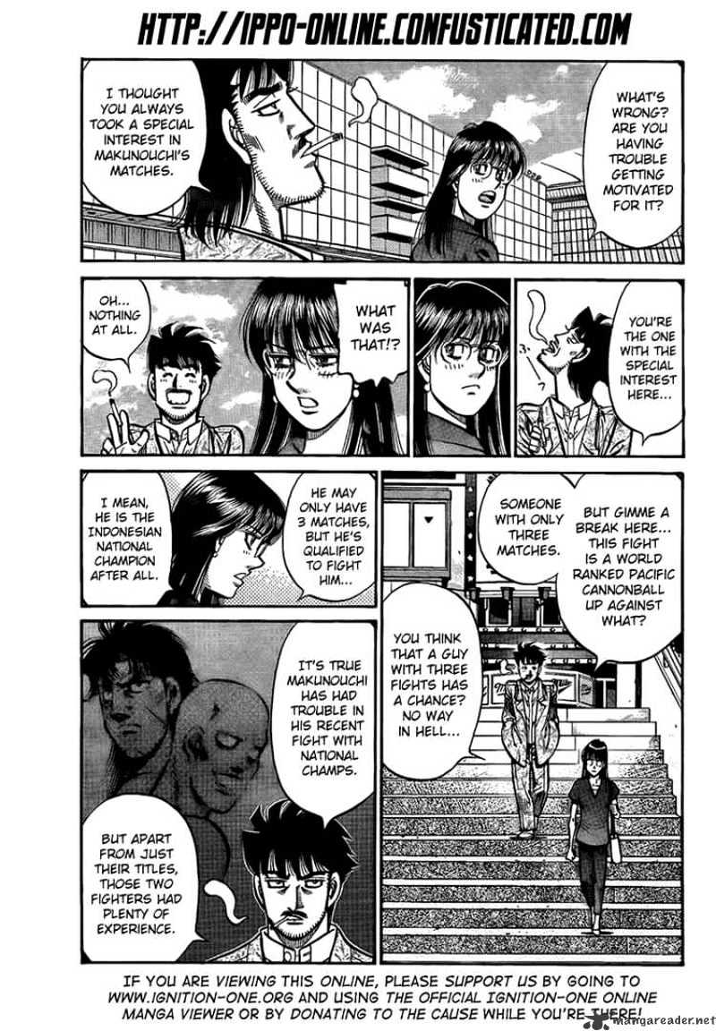 Hajime No Ippo - Chapter 863 : Reckless Fight