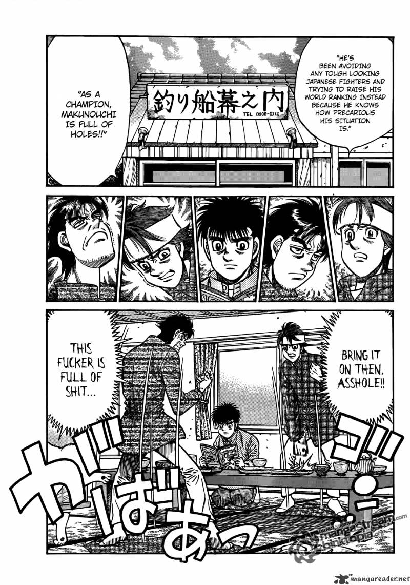 Hajime No Ippo - Chapter 921 : A Little Too Much