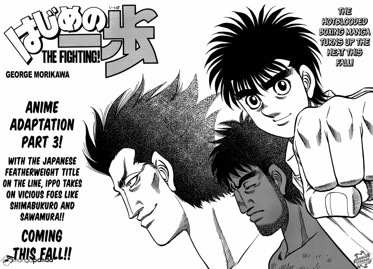 Hajime No Ippo - Chapter 1025 : As Long As My Head S Clear