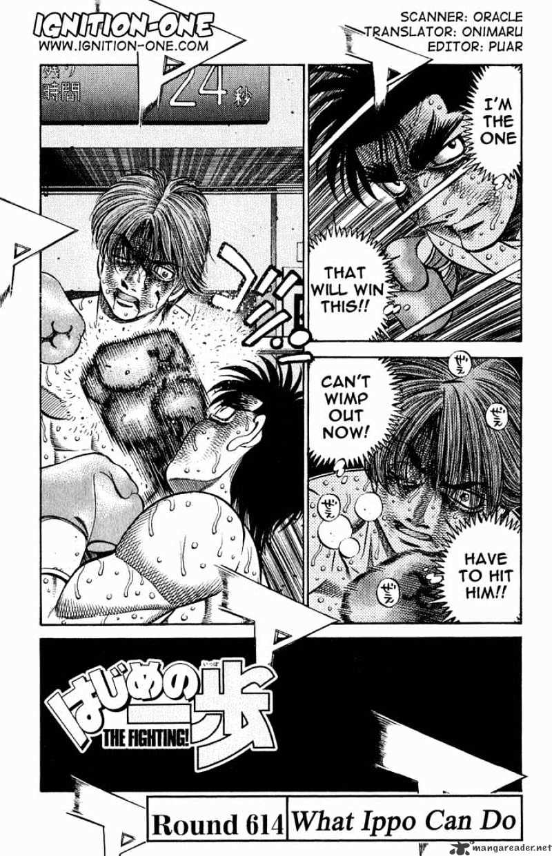 Hajime No Ippo - Chapter 614 : What Ippo Can Do