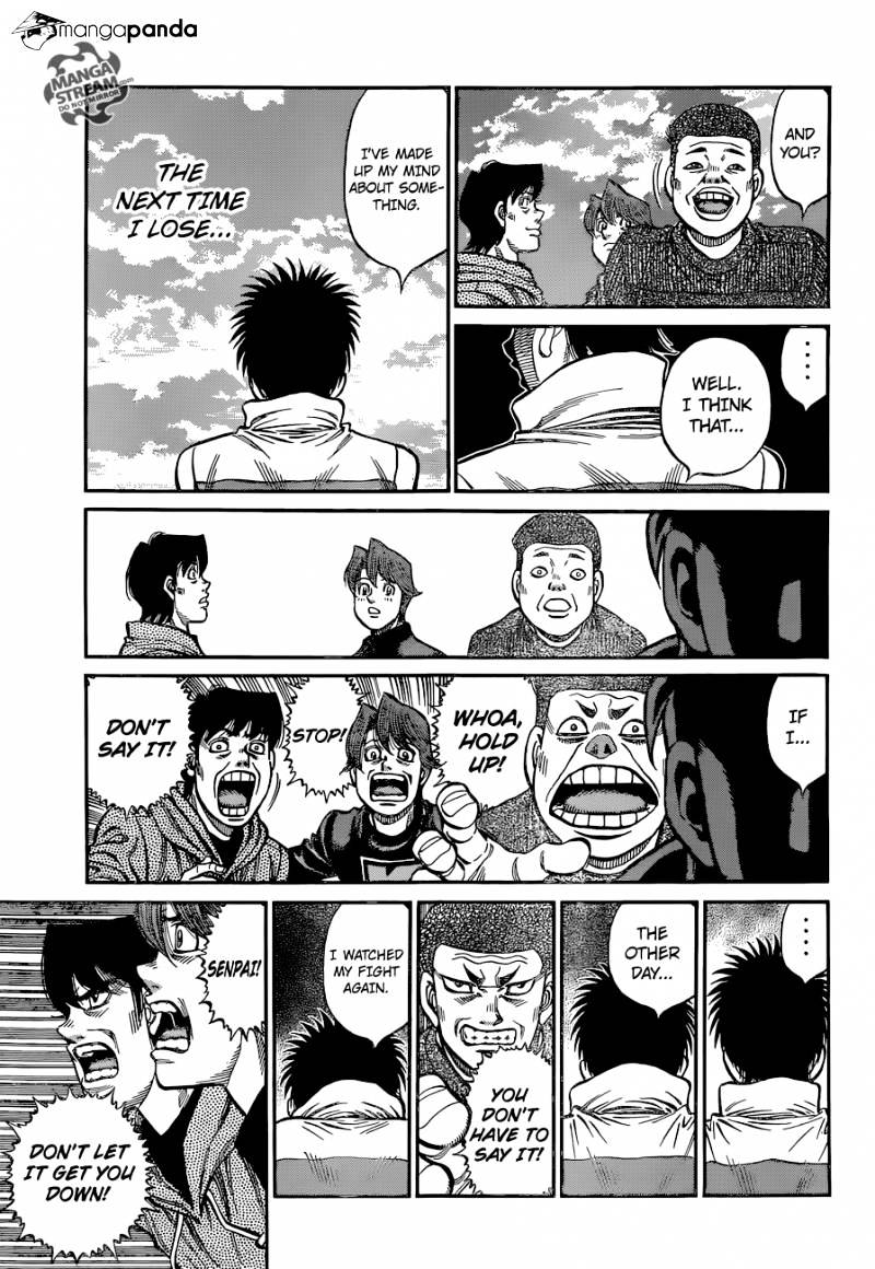 Hajime No Ippo - Chapter 1124 : A Resolute Look