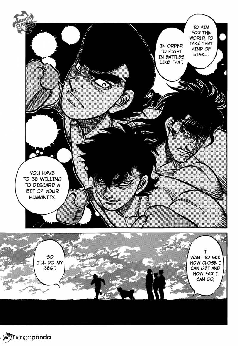 Hajime No Ippo - Chapter 1124 : A Resolute Look