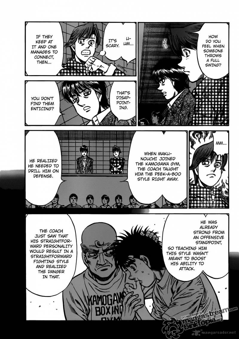 Hajime No Ippo - Chapter 935 : An Unseen Full Swing