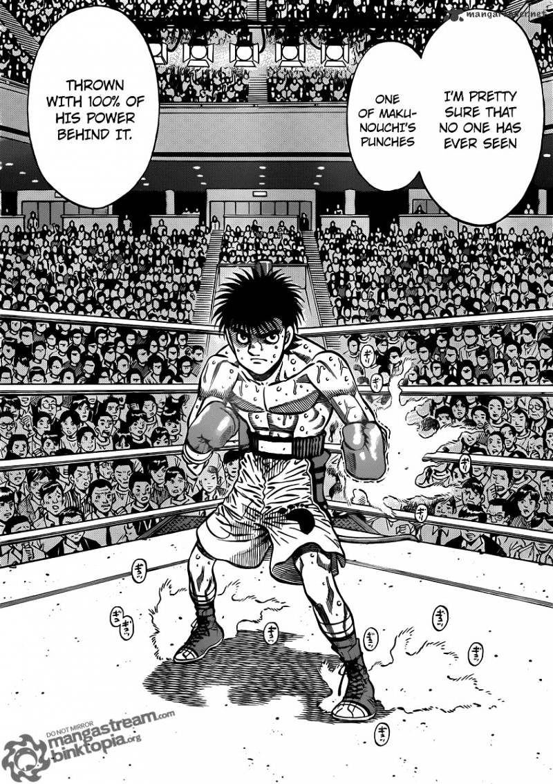 Hajime No Ippo - Chapter 935 : An Unseen Full Swing