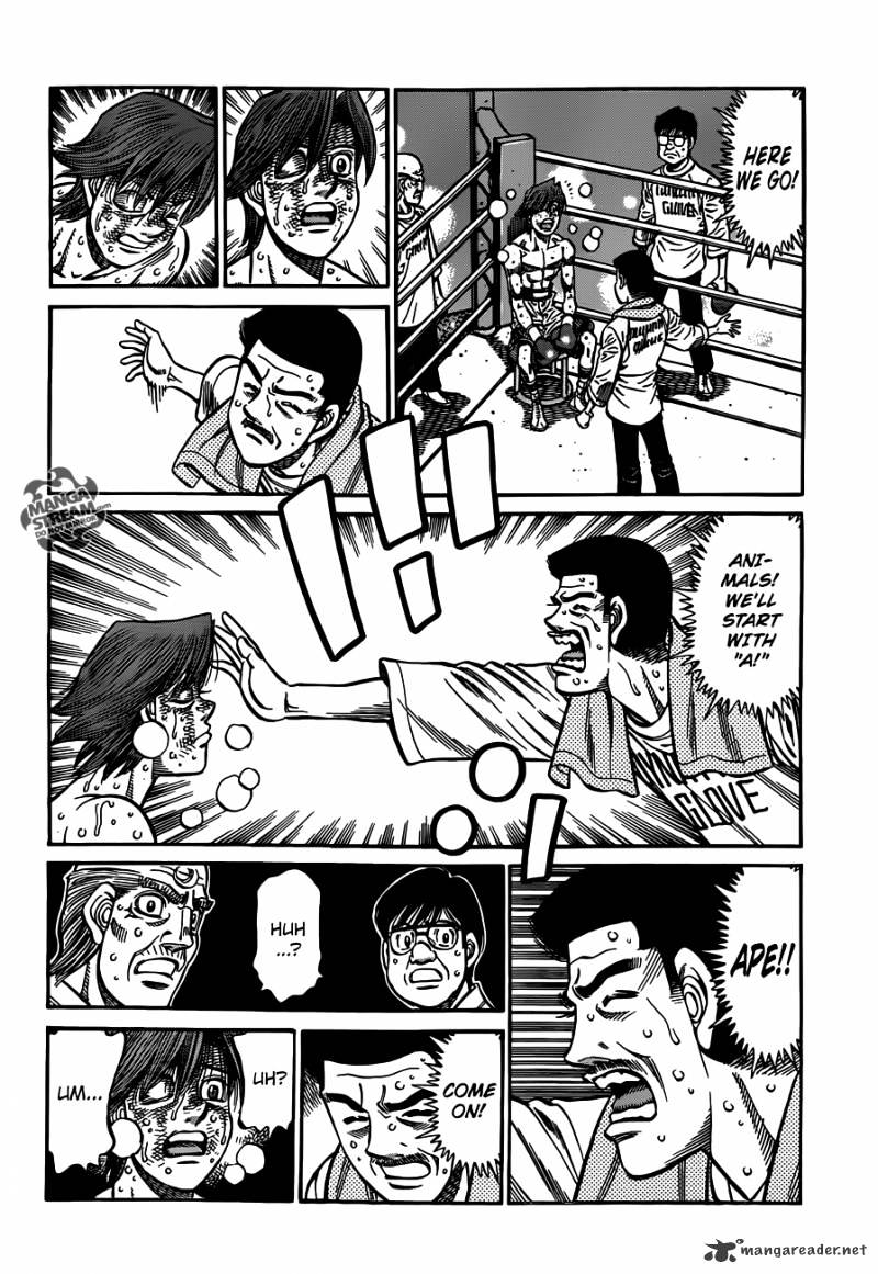 Hajime No Ippo - Chapter 963 : Shinoda S Method For Concentrating