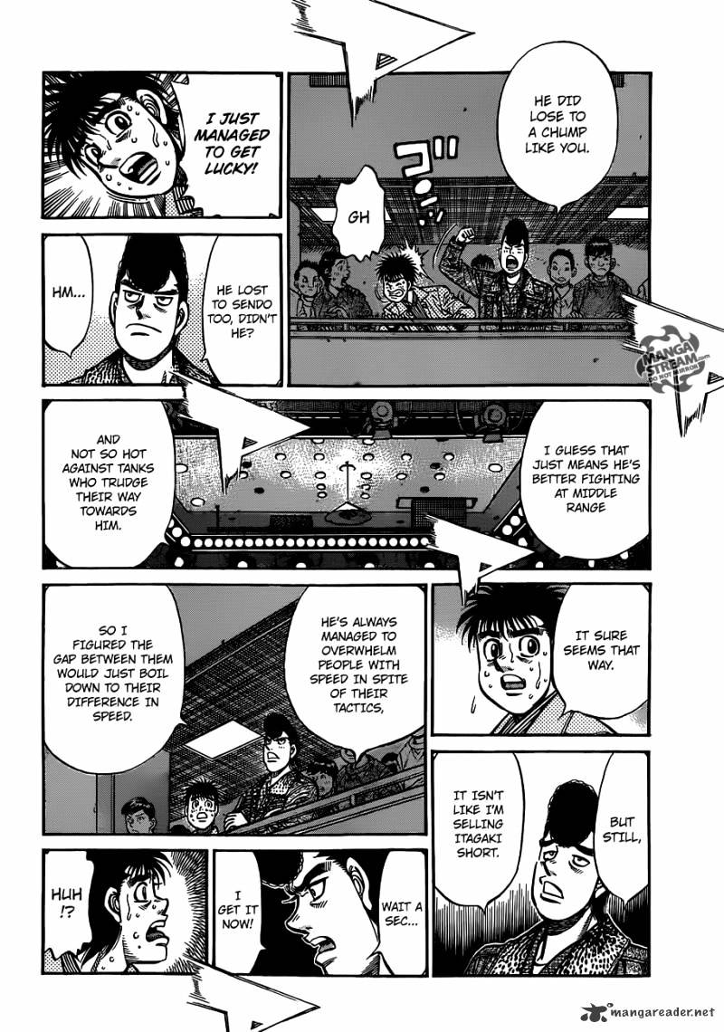 Hajime No Ippo - Chapter 963 : Shinoda S Method For Concentrating