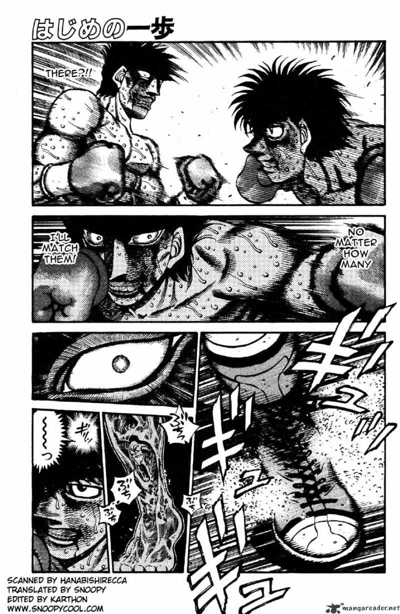 Hajime No Ippo - Chapter 501 : Devastating Air-Counter