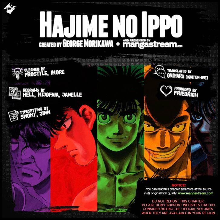 Hajime No Ippo - Chapter 1008 : The Fighting!