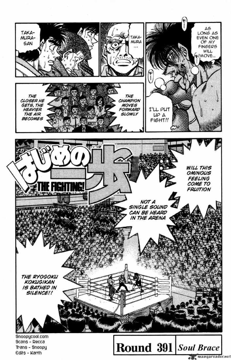 Hajime No Ippo - Chapter 391 : Soul Brace