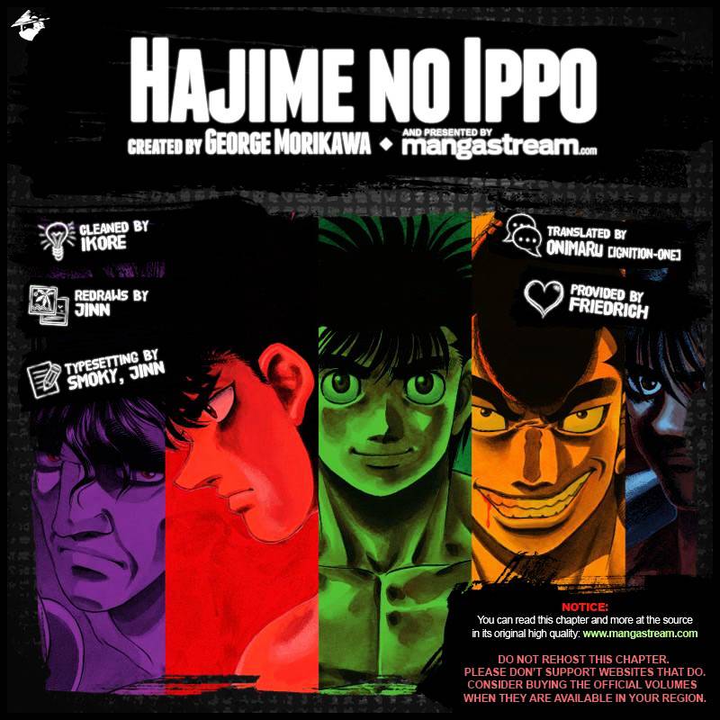 Hajime No Ippo - Chapter 995 : High Level Informational Warfare