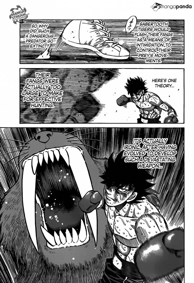 Hajime No Ippo - Chapter 1088 : The Sabertooth Tiger S Weakness