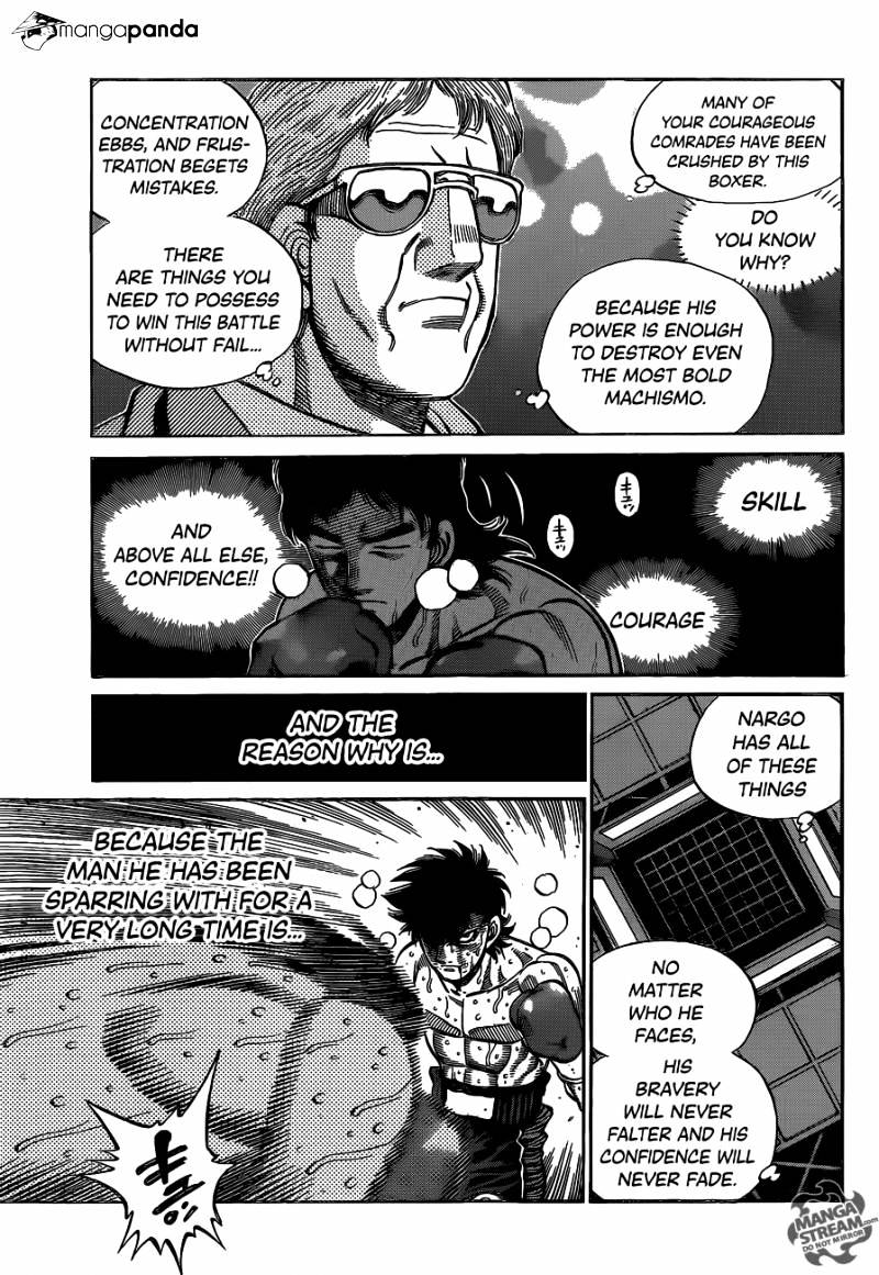 Hajime No Ippo - Chapter 1088 : The Sabertooth Tiger S Weakness