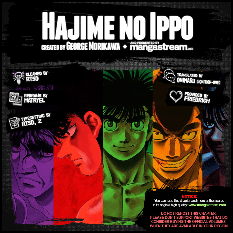 Hajime No Ippo - Chapter 1215