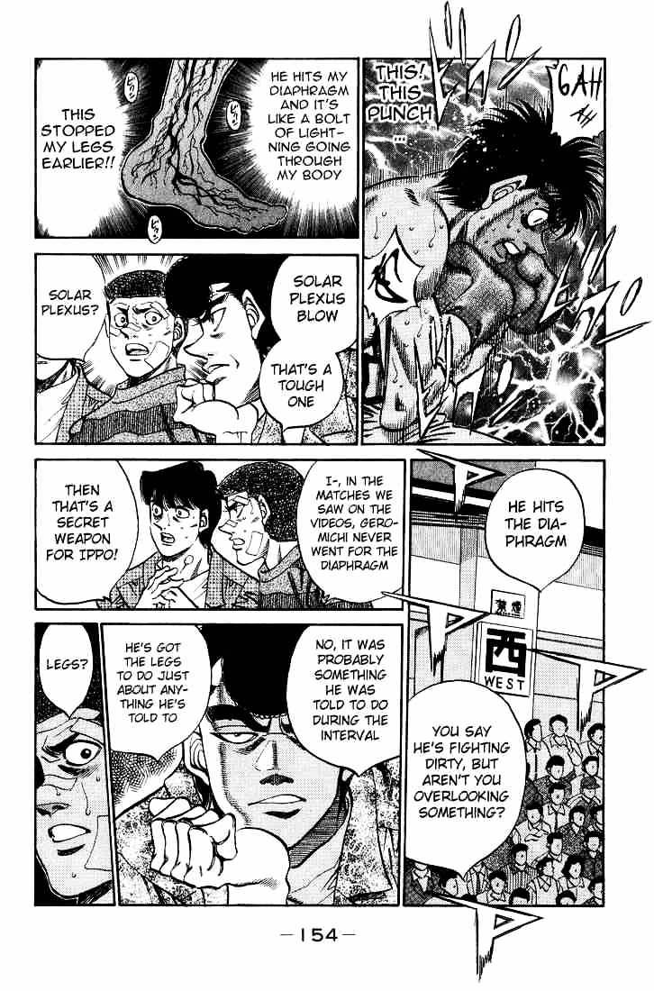 Hajime No Ippo - Chapter 351 : Solar Plexis Blow