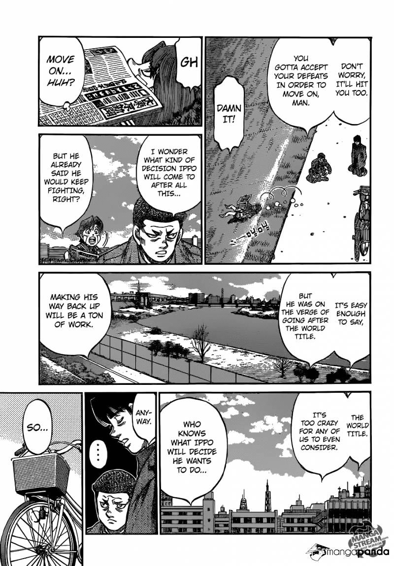 Hajime No Ippo - Chapter 1075 : Words Of Resolve