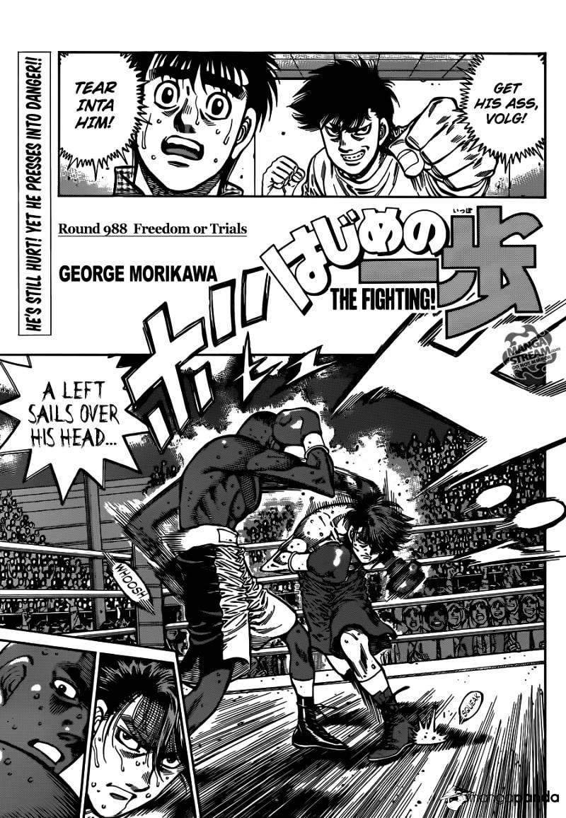 Hajime No Ippo - Chapter 988 : Freedom Or Trials