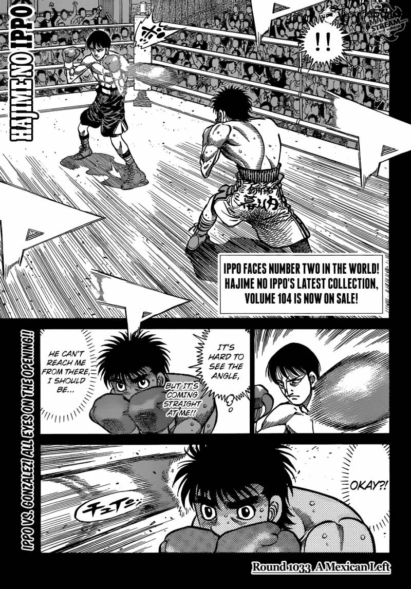 Hajime No Ippo - Chapter 1033 : Mexican Left