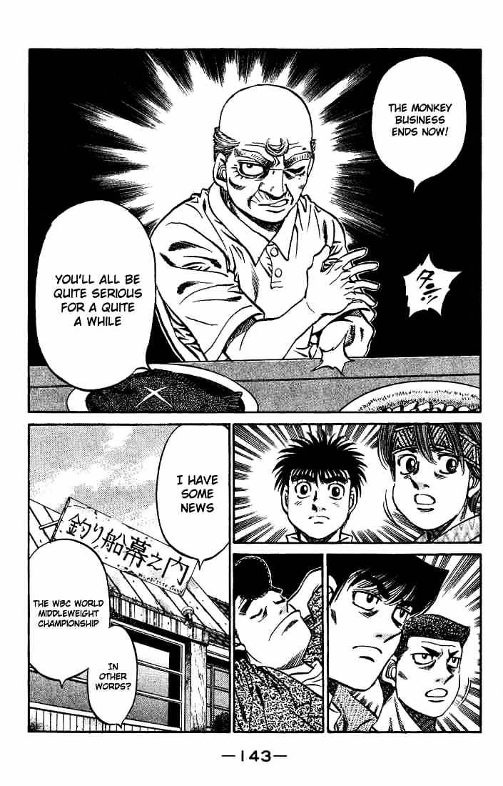 Hajime No Ippo - Chapter 510 : Winds! The Fishing Boatmakunouchi!!