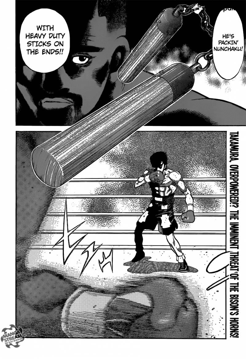 Hajime No Ippo - Chapter 1097 : The Bison S Weapon