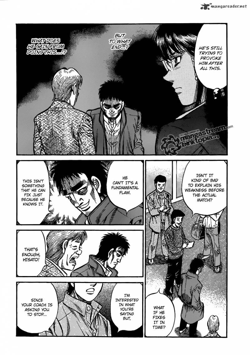 Hajime No Ippo - Chapter 928 : What Kind Of Expression