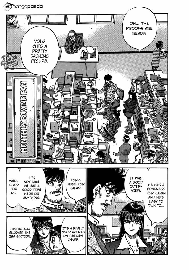 Hajime No Ippo - Chapter 1010 : Cooking Fish Made Easy